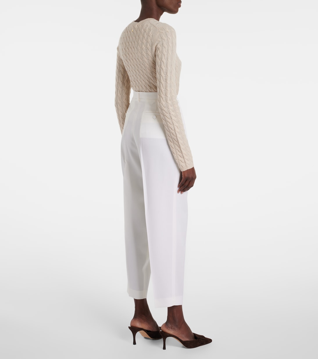 Emmett high-rise wool tapered pants | Altuzarra
