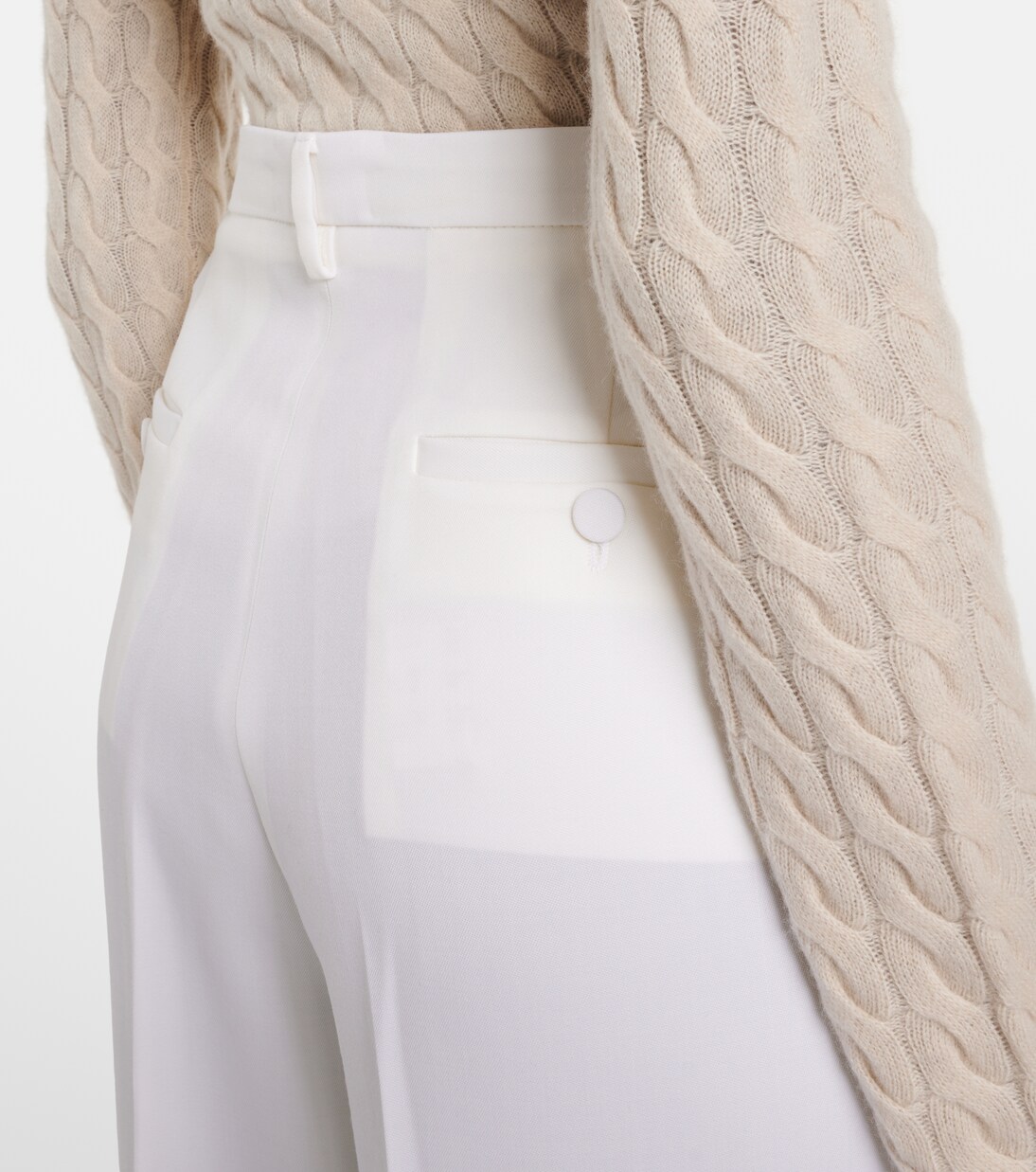 Emmett high-rise wool tapered pants | Altuzarra