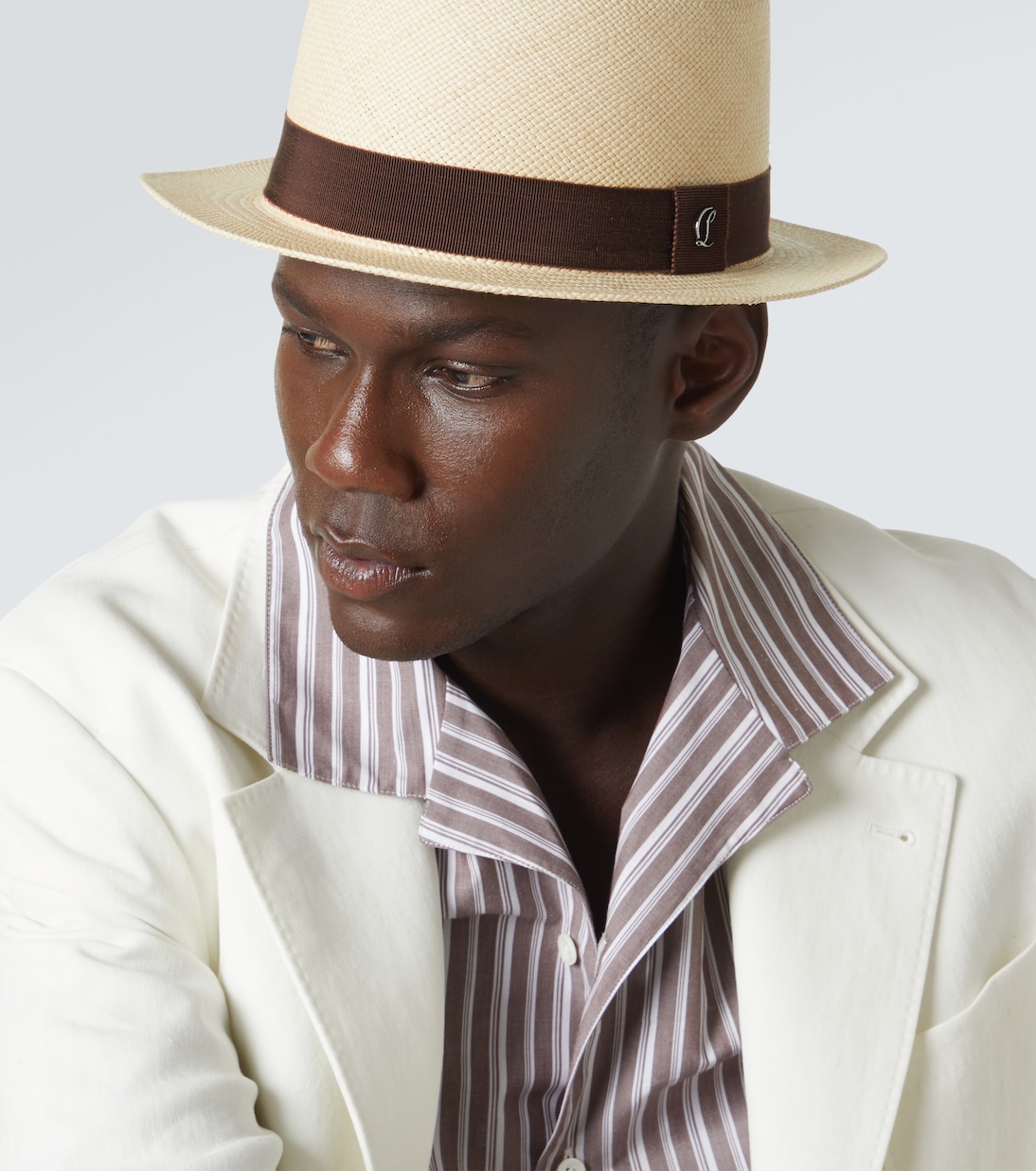 Chapeau Panama Andaloubi en coton | Christian Louboutin