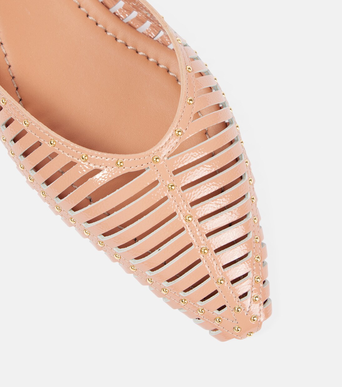 Ballerinas Violette aus Leder | Ulla Johnson