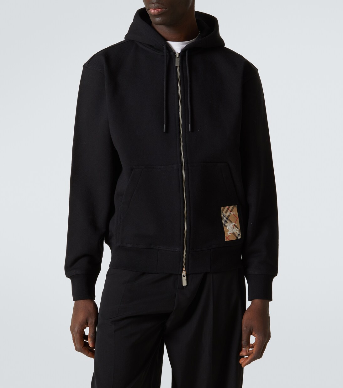 Sudadera con capucha de algodón con cremallera | Burberry