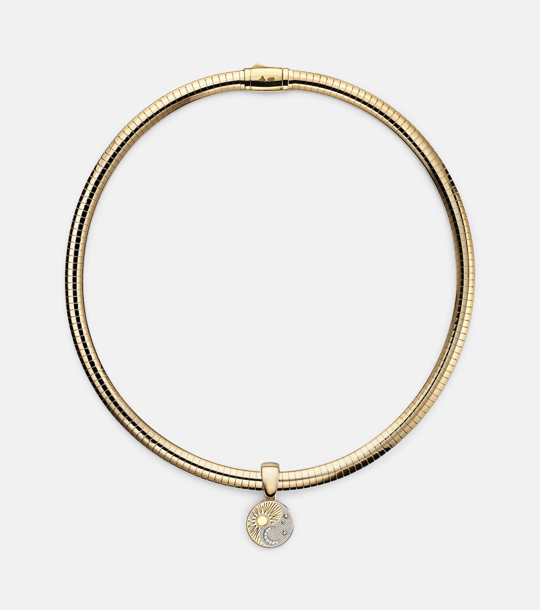 Collana Balance - Foundational Keys in oro giallo e bianco 18kt con diamanti | FoundRae