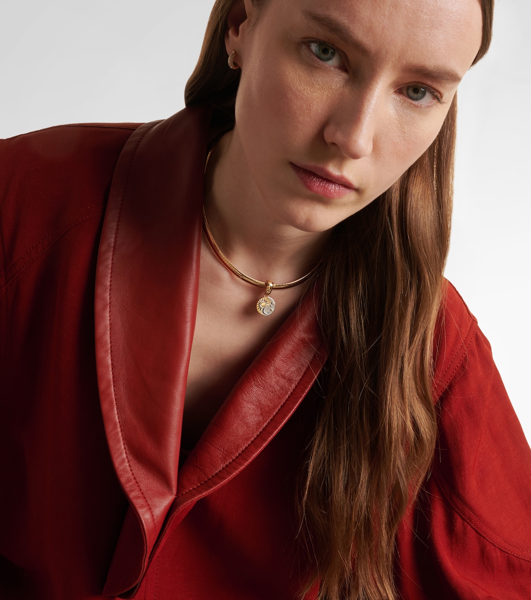 Collana Balance - Foundational Keys in oro giallo e bianco 18kt con diamanti | FoundRae