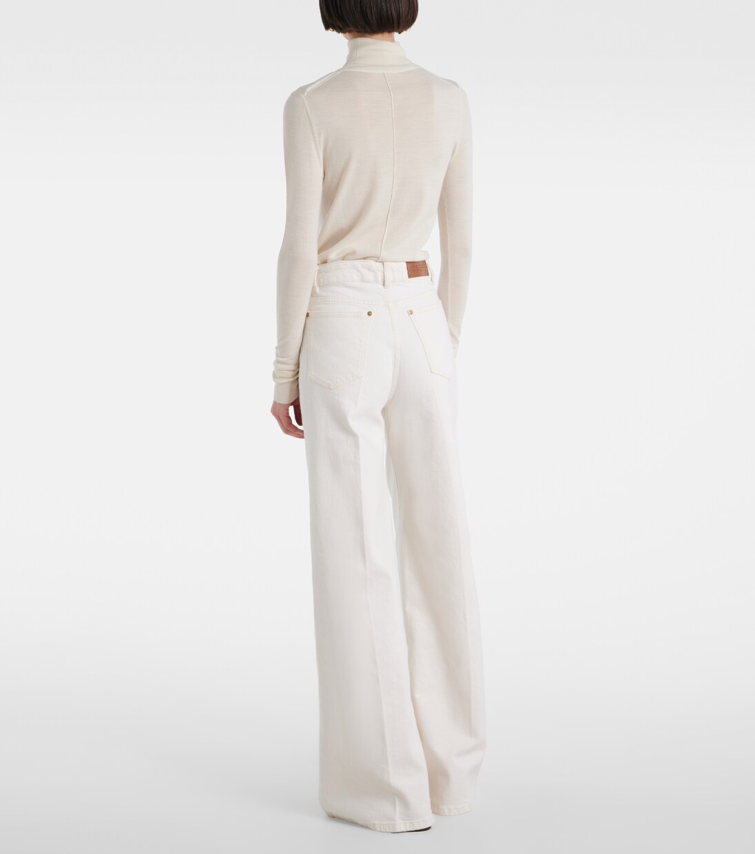 Jeans anchos Abbey de tiro alto | Joseph