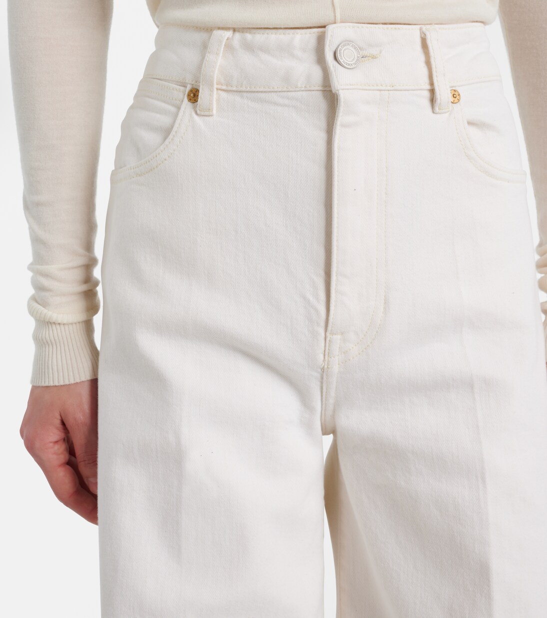 Jeans anchos Abbey de tiro alto | Joseph