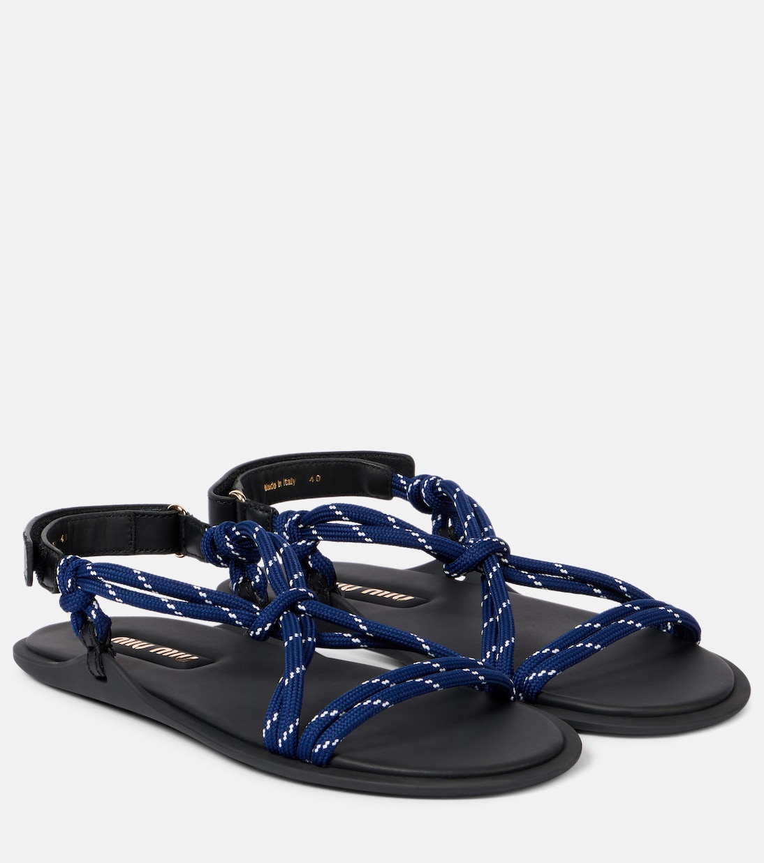Sandalen Rivière mit Leder | Miu Miu