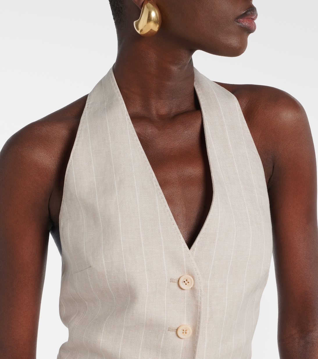 Sauro linen vest | Max Mara