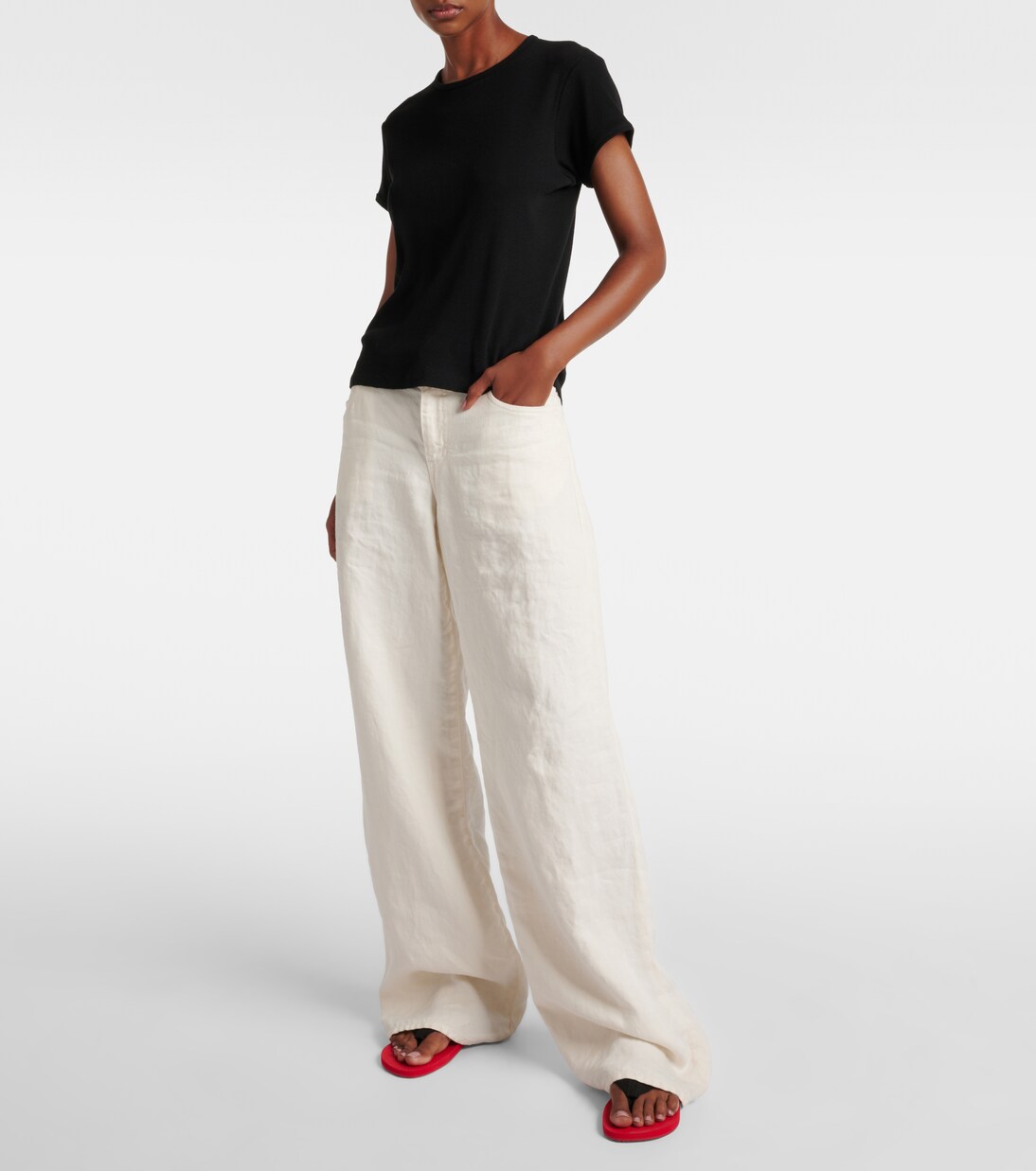 Nimbus cotton-blend jersey T-shirt | The Row