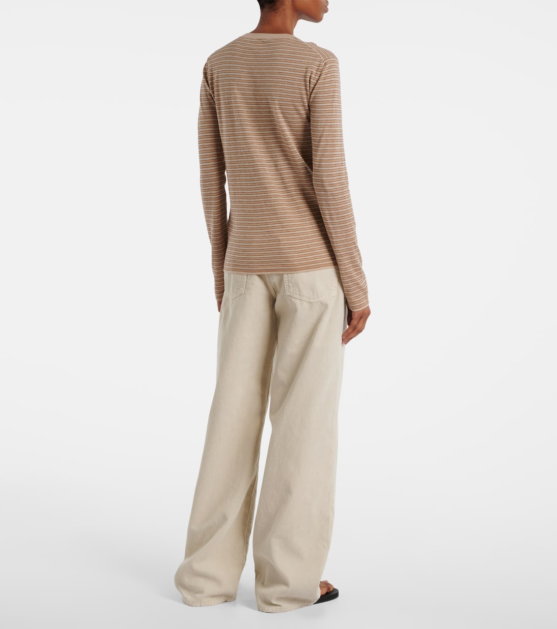 Jersey Juhi de algodón y cachemir a rayas | The Row