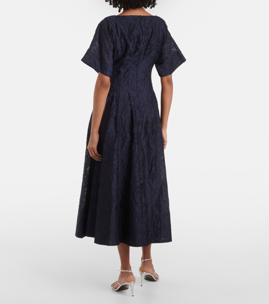 Robe midi Rosalie en jacquard | Simkhai