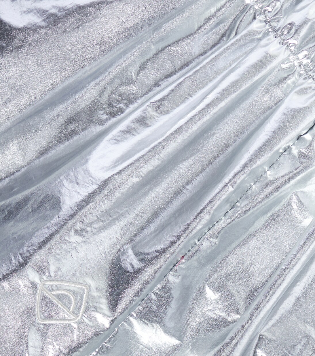 Printed shirred metallic shorts | Jellymallow