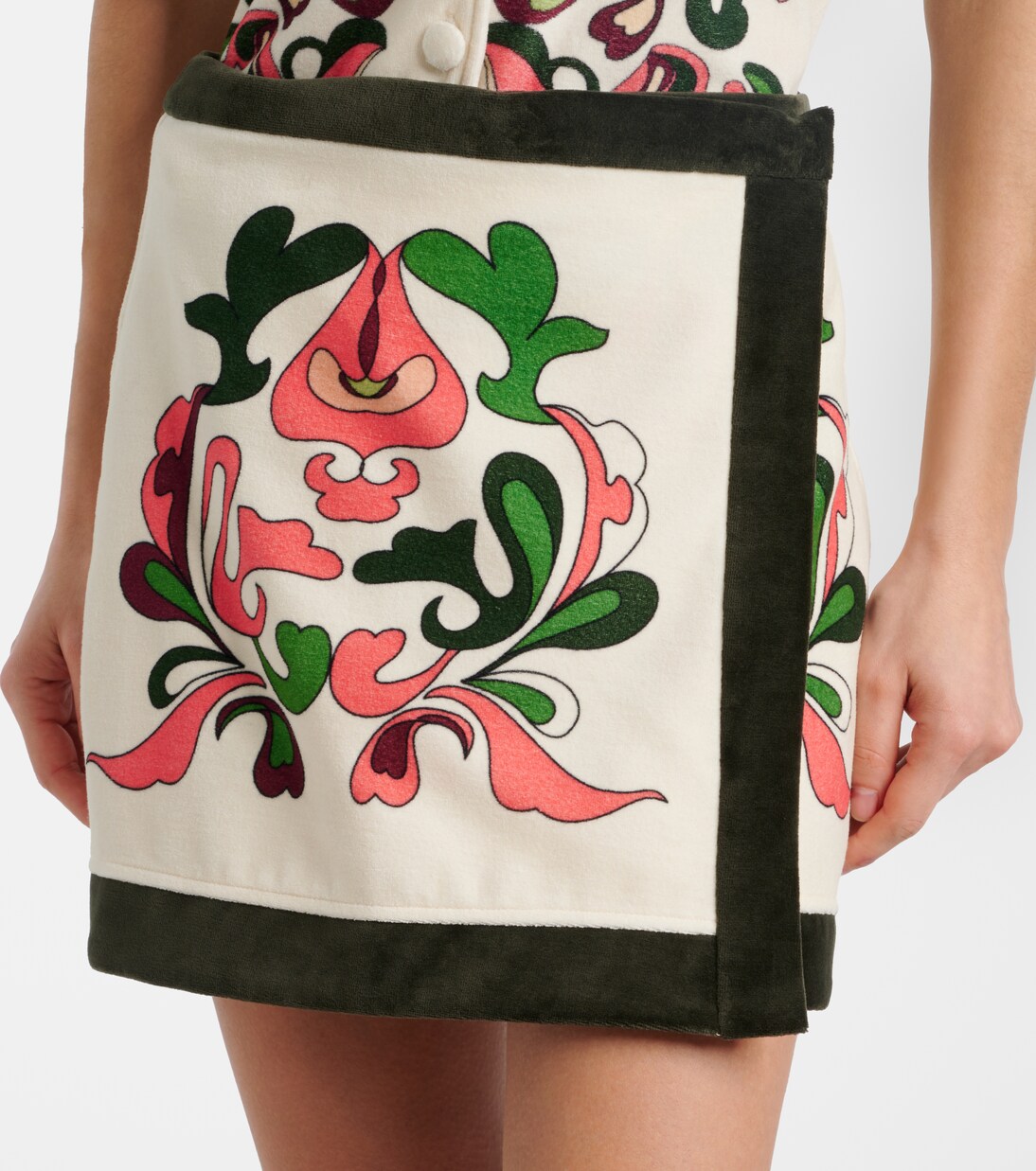 Inamorata cotton-blend miniskirt | Adriana Degreas