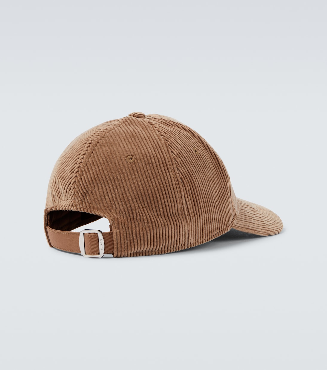 Double G cotton corduroy baseball cap | Gucci