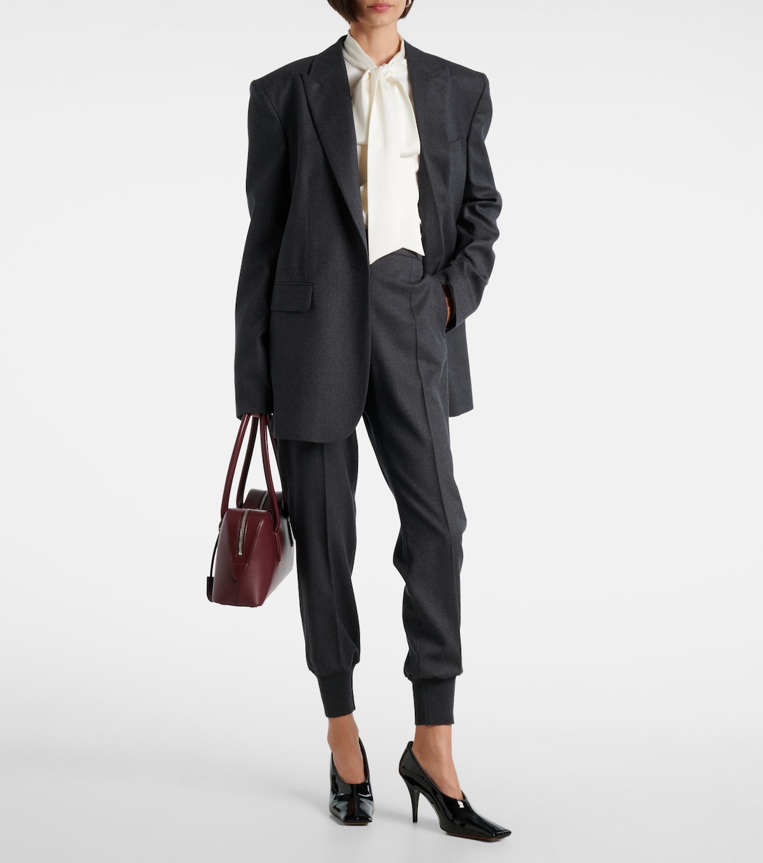 Iconico blazer in flanella di lana | Stella McCartney