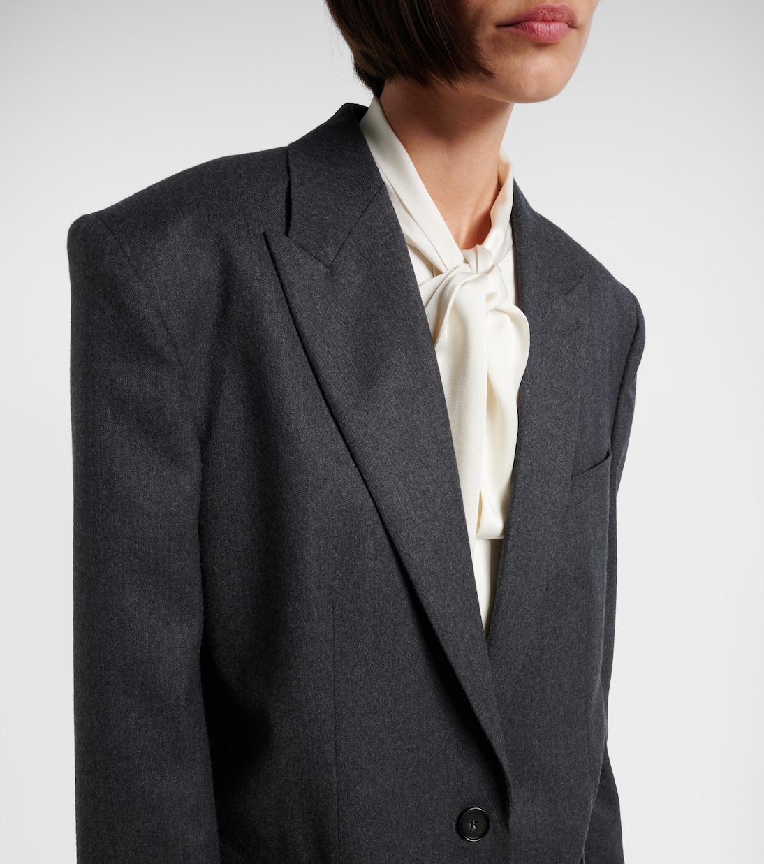 Iconico blazer in flanella di lana | Stella McCartney