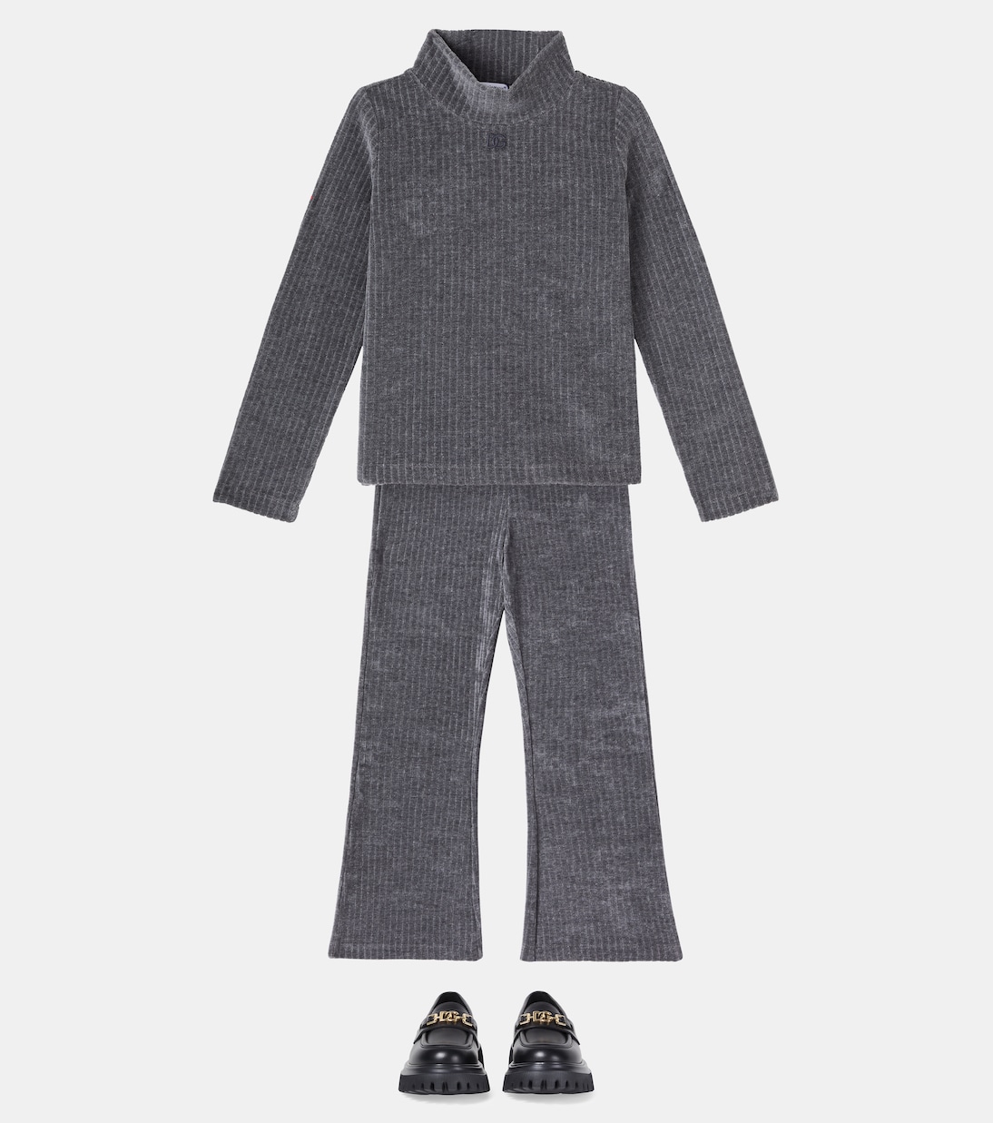 Pullover DG aus Cord | Dolce&Gabbana Kids