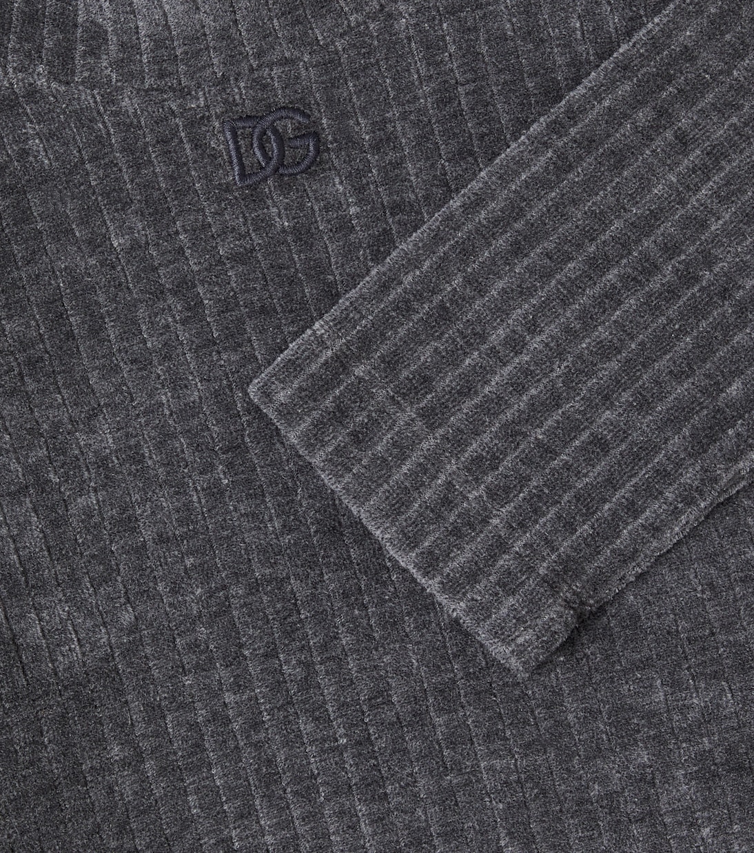 Pullover DG aus Cord | Dolce&Gabbana Kids