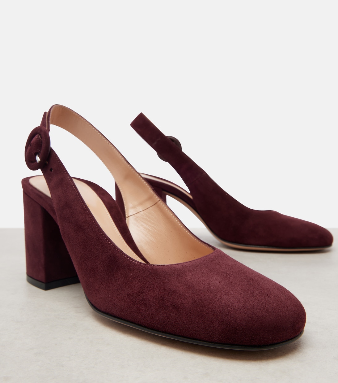 Pumps slingback in suede | Gianvito Rossi