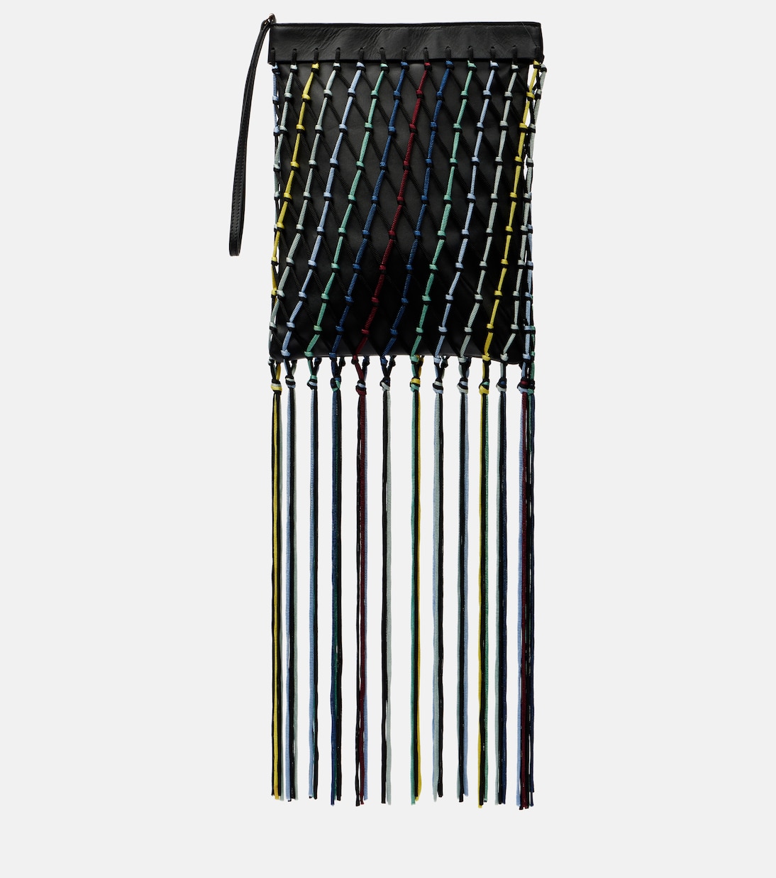 Naila fringed leather pouch | Gabriela Hearst