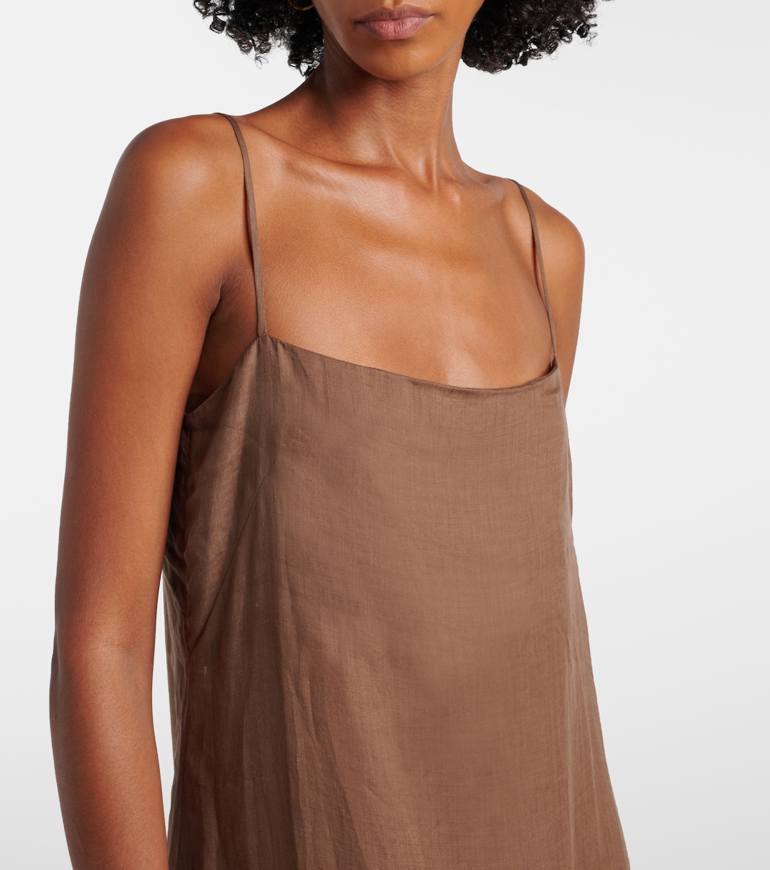 Robe midi Niko en ramie | Leset