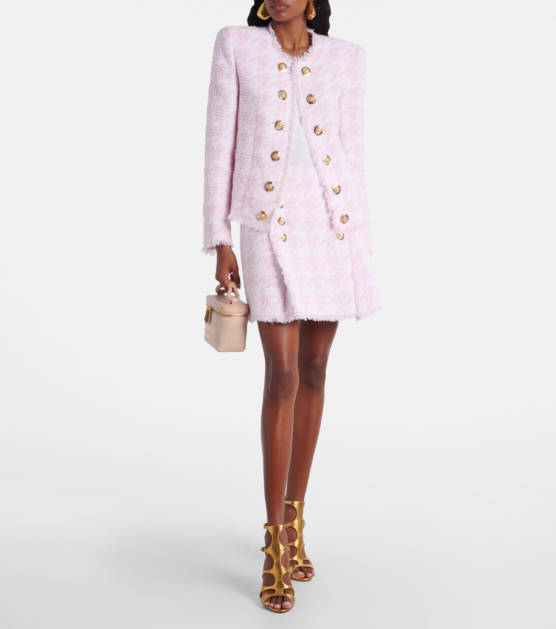 Chaqueta Spencer de tweed | Balmain