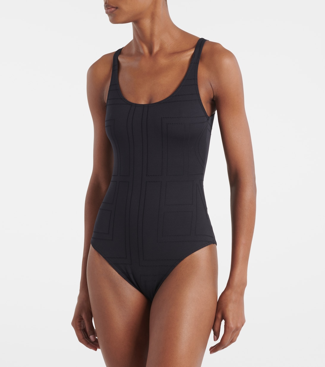 Monogram jersey swimsuit | Toteme