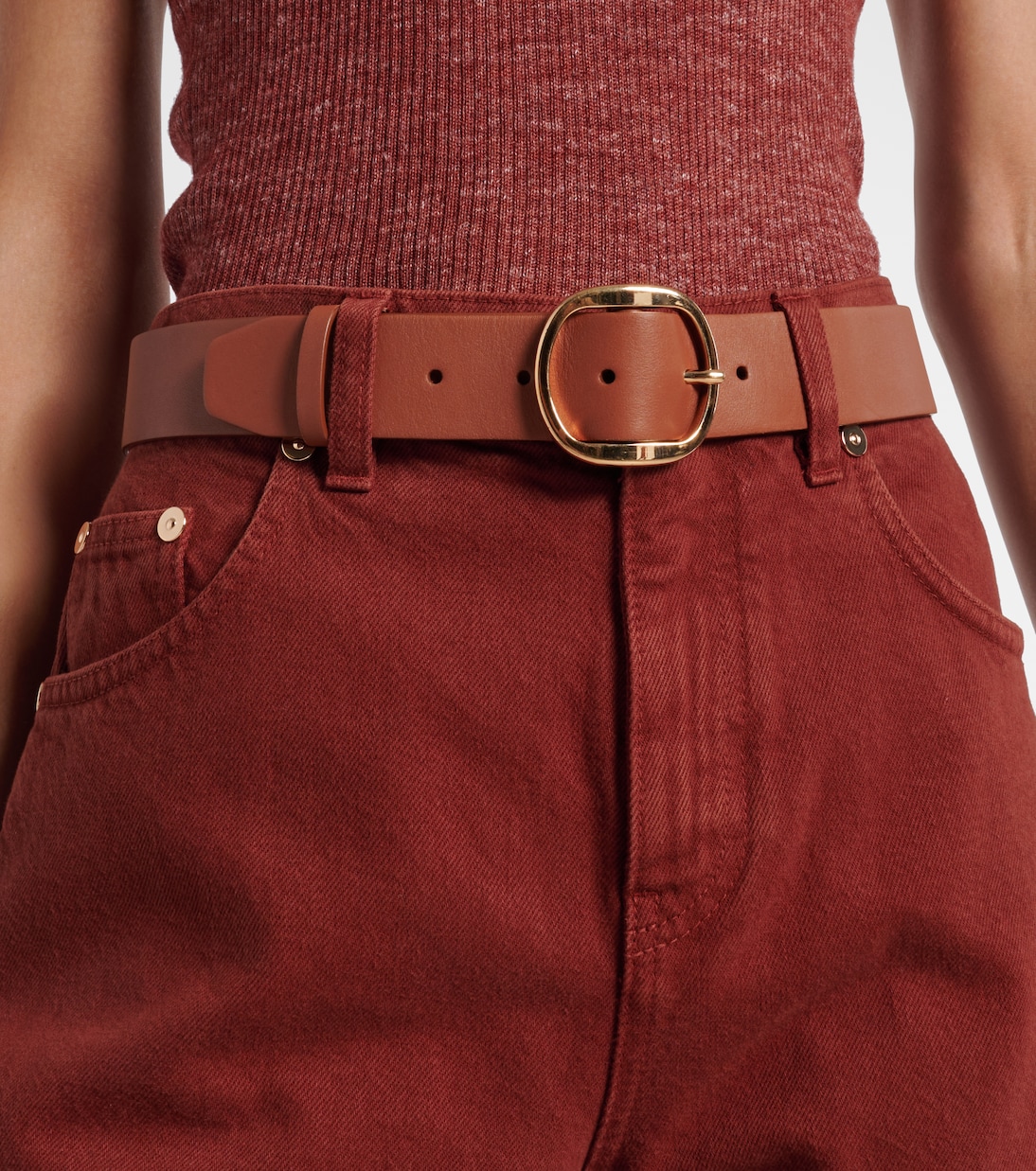 Elster leather belt | Gabriela Hearst