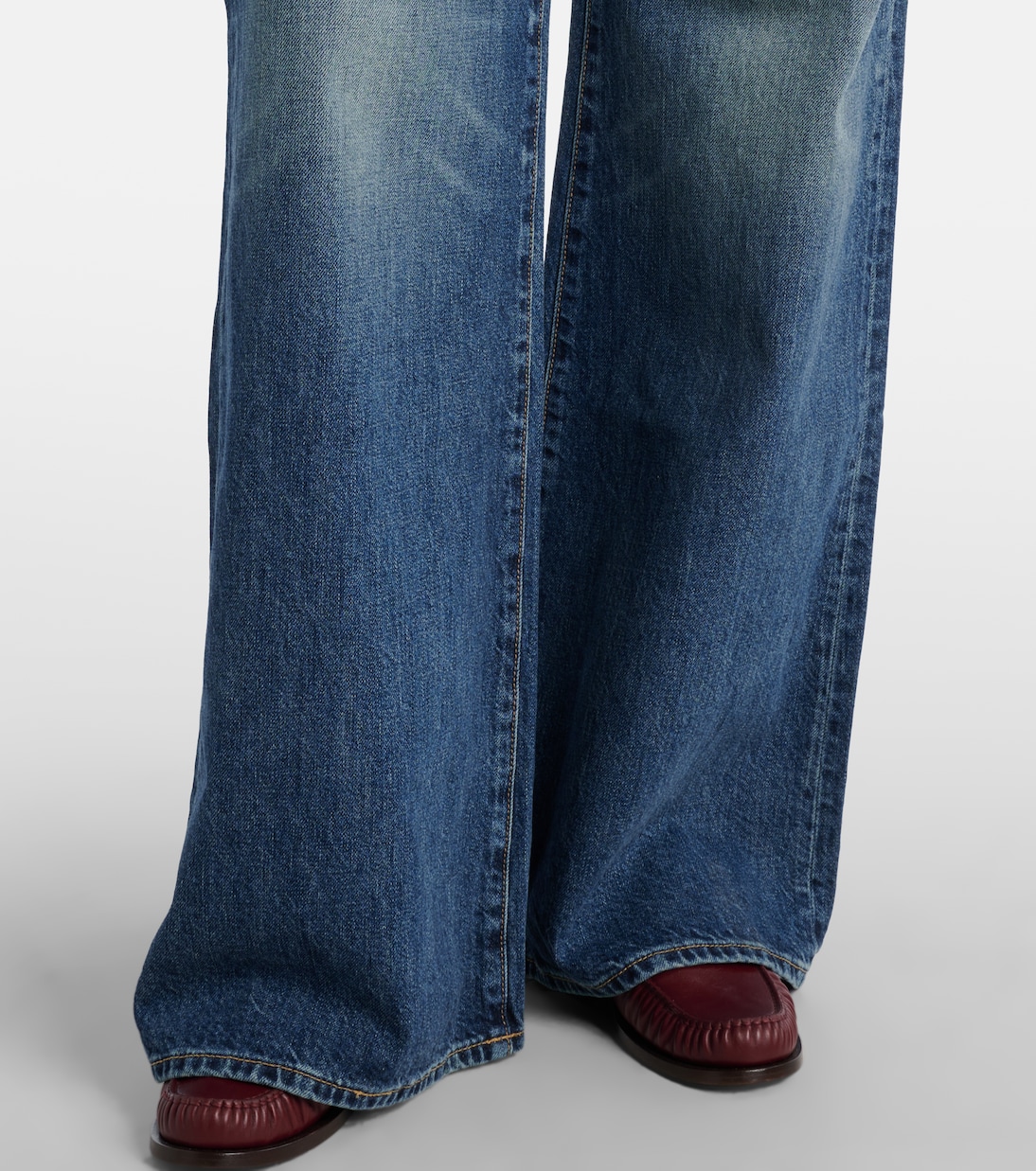 Jeans Salome a gamba larga e vita media | Nili Lotan