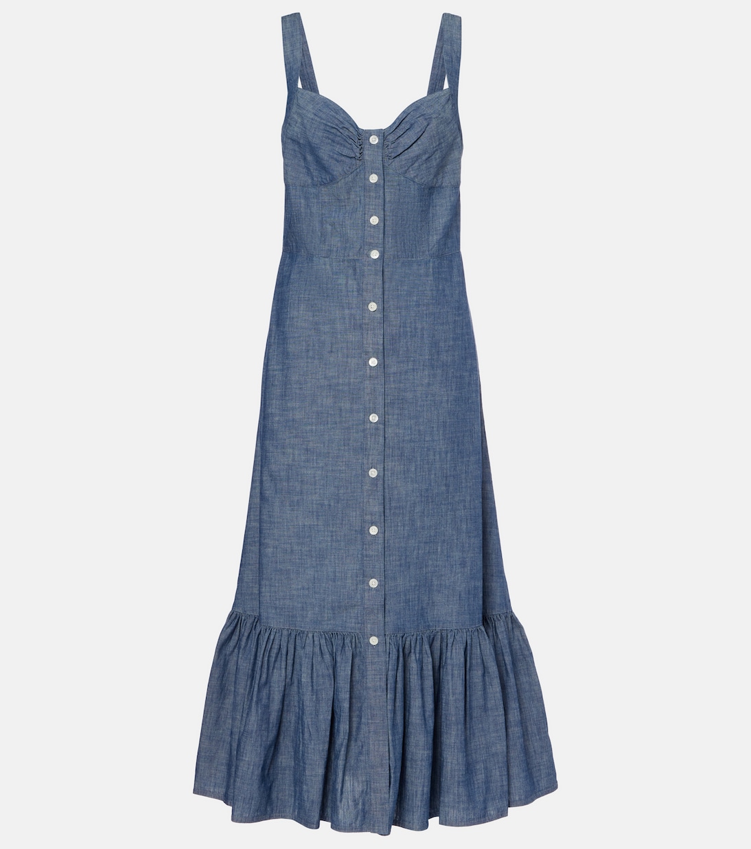 Maxikleid aus Baumwoll-Chambray | Polo Ralph Lauren