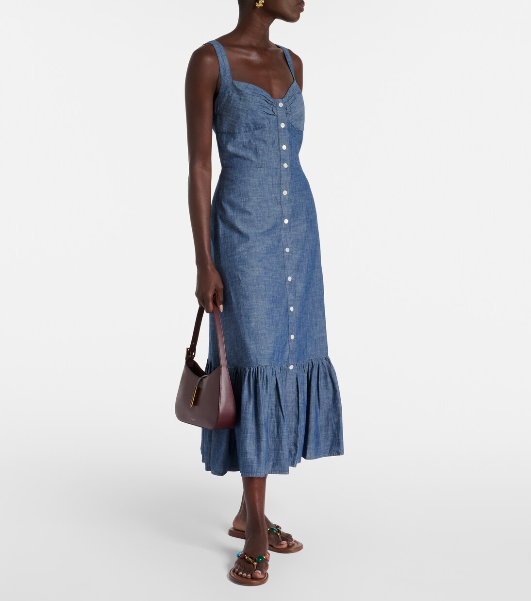 Maxikleid aus Baumwoll-Chambray | Polo Ralph Lauren