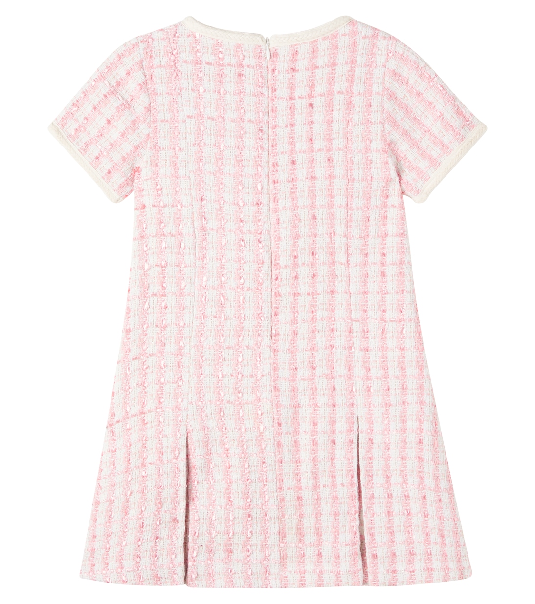 Pleated tweed dress | Patachou