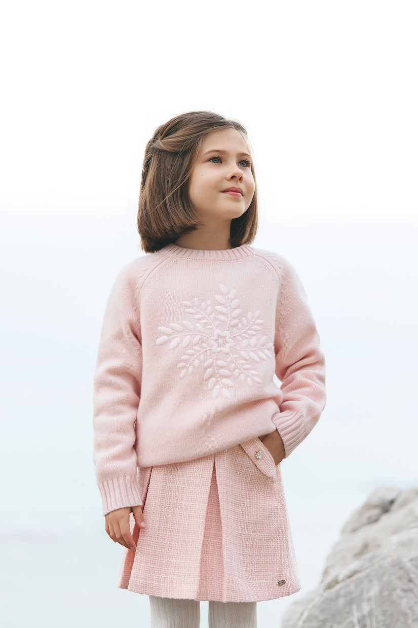 Falda de tweed plisada | Tartine et Chocolat