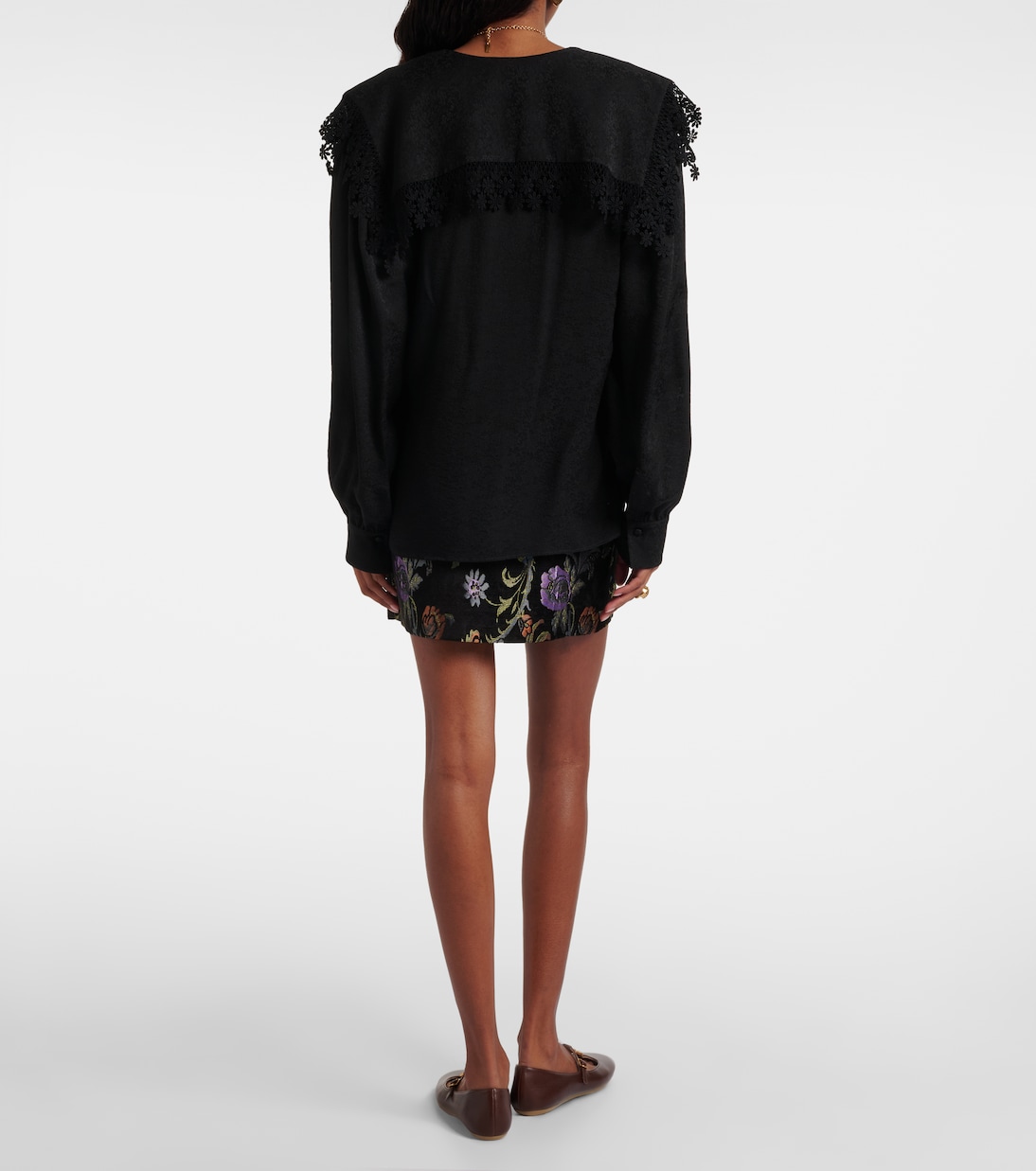 Bestickte Bluse aus Seide | Chloé