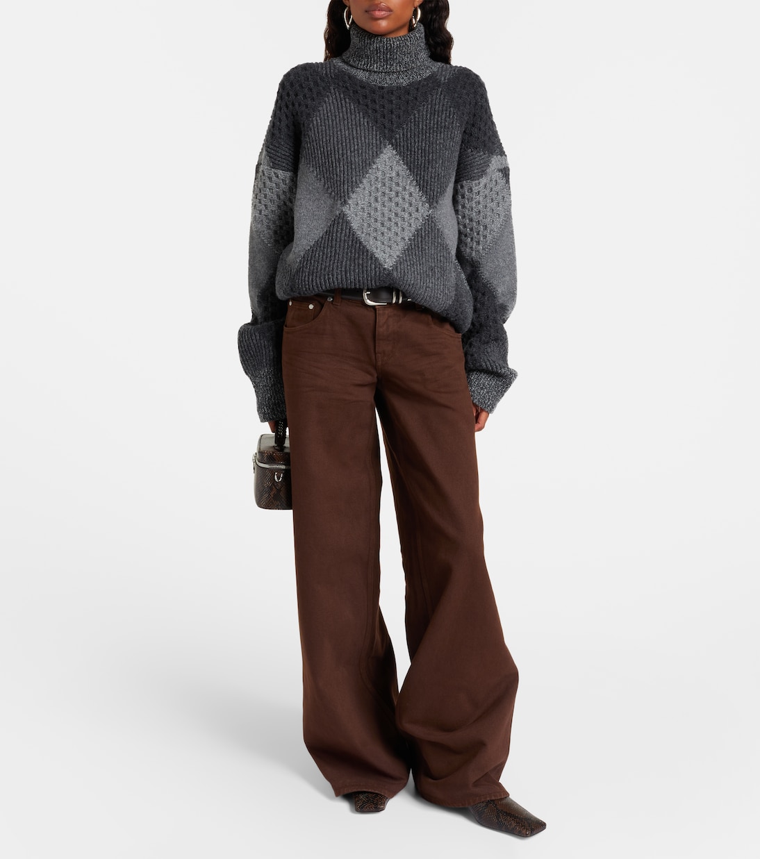 Snake-effect ankle boots | Stella McCartney