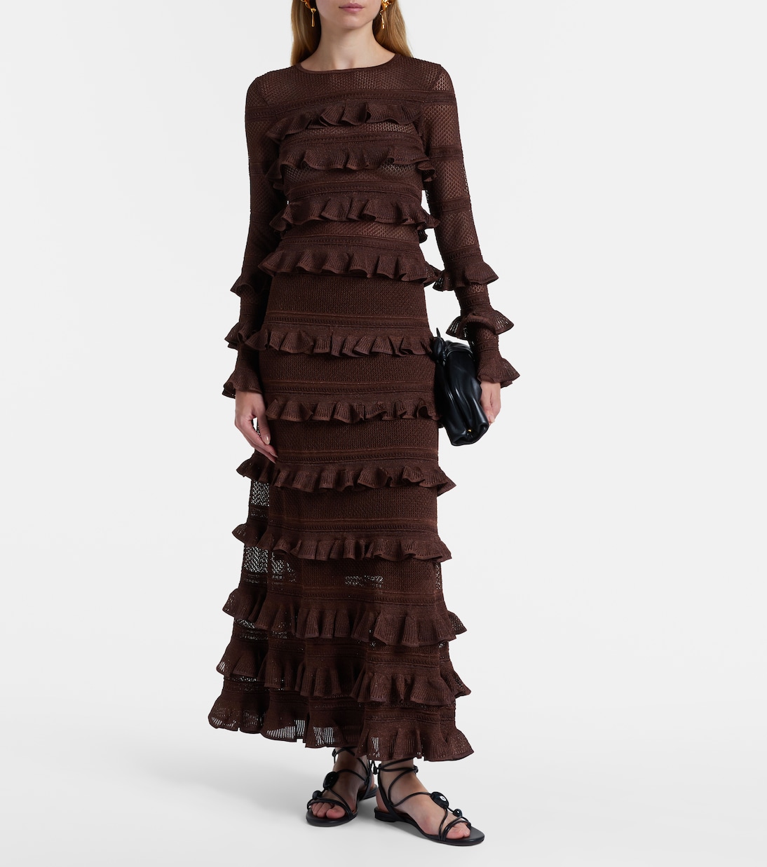 Gonna lunga Hypnotic con ruches | Zimmermann