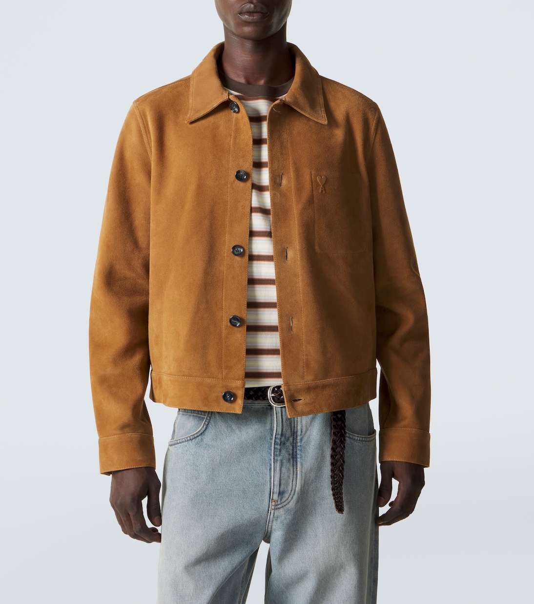 Suede blouson jacket | Ami Paris