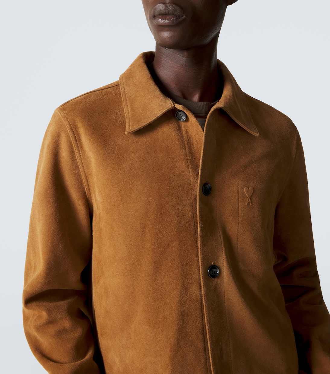 Suede blouson jacket | Ami Paris