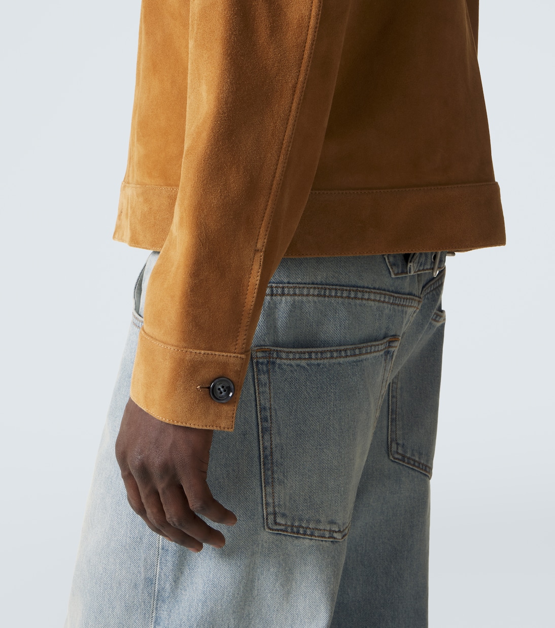 Suede blouson jacket | Ami Paris