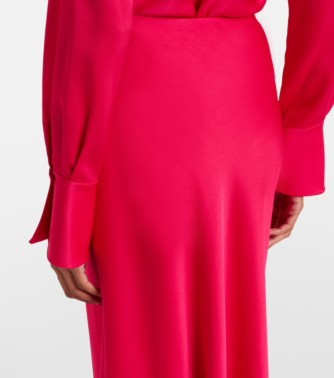 Maxirock Kiri aus Satin | Simkhai