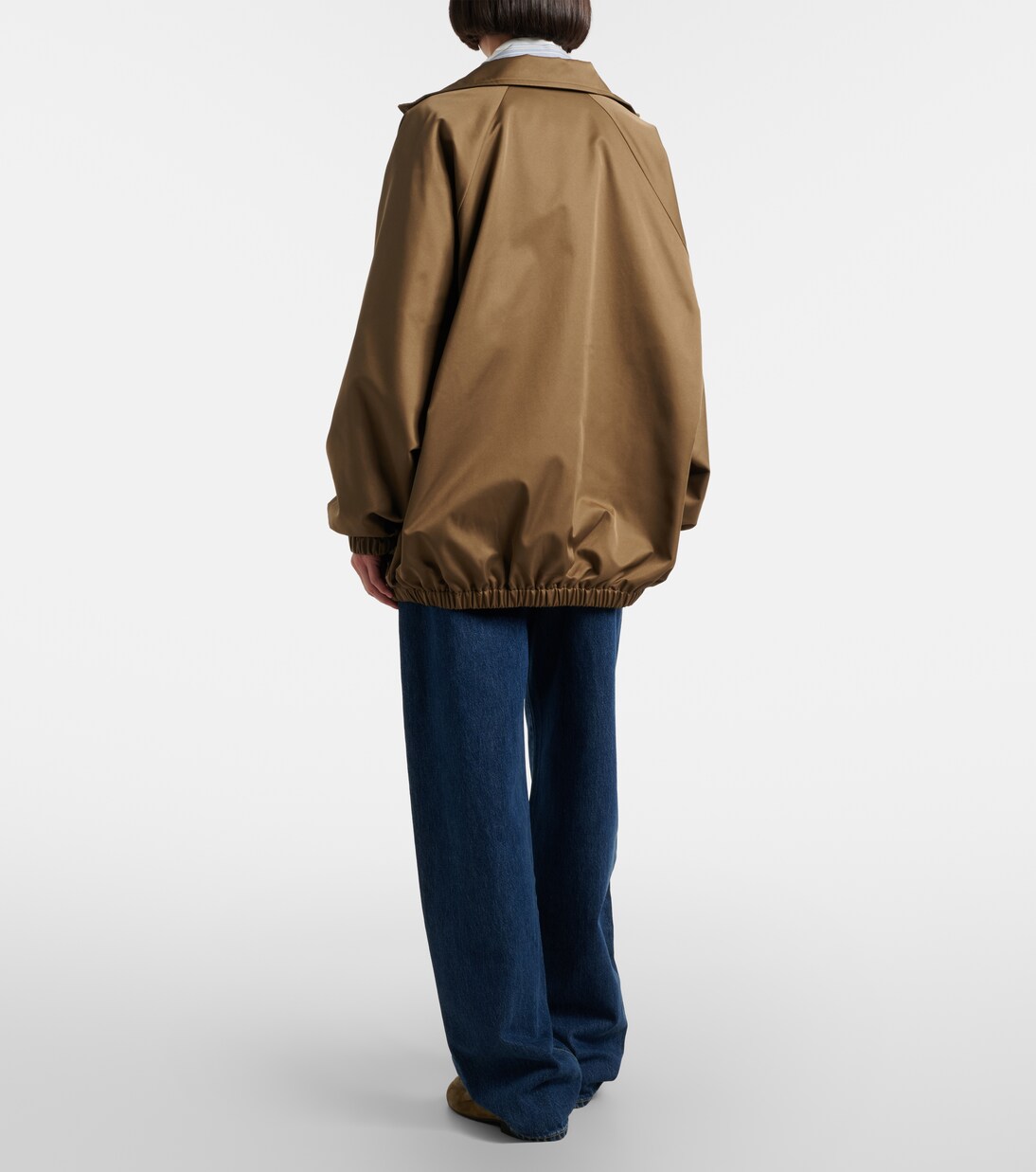 Tess Long low-rise barrel-leg jeans | Slvrlake