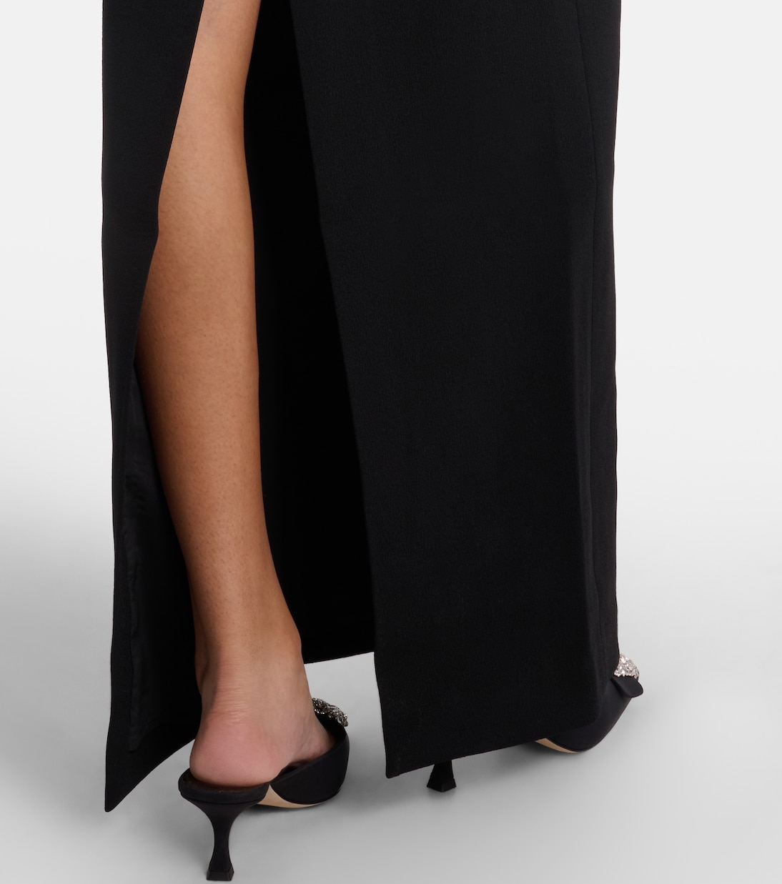 Vestido bustier de fiesta Ederson de crepé adornado | Rebecca Vallance