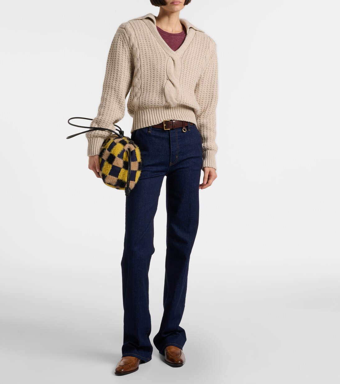 High-rise straight jeans | Frame