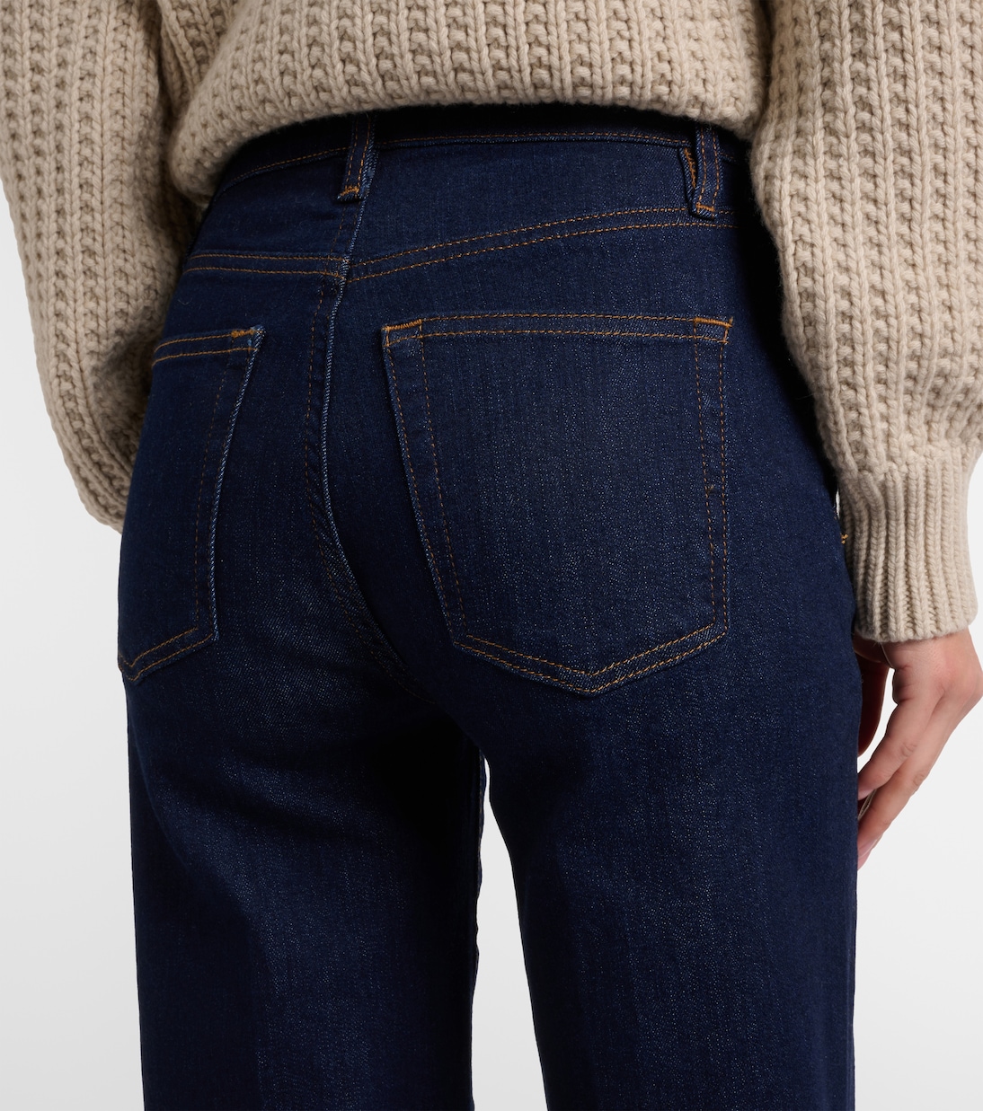 High-rise straight jeans | Frame