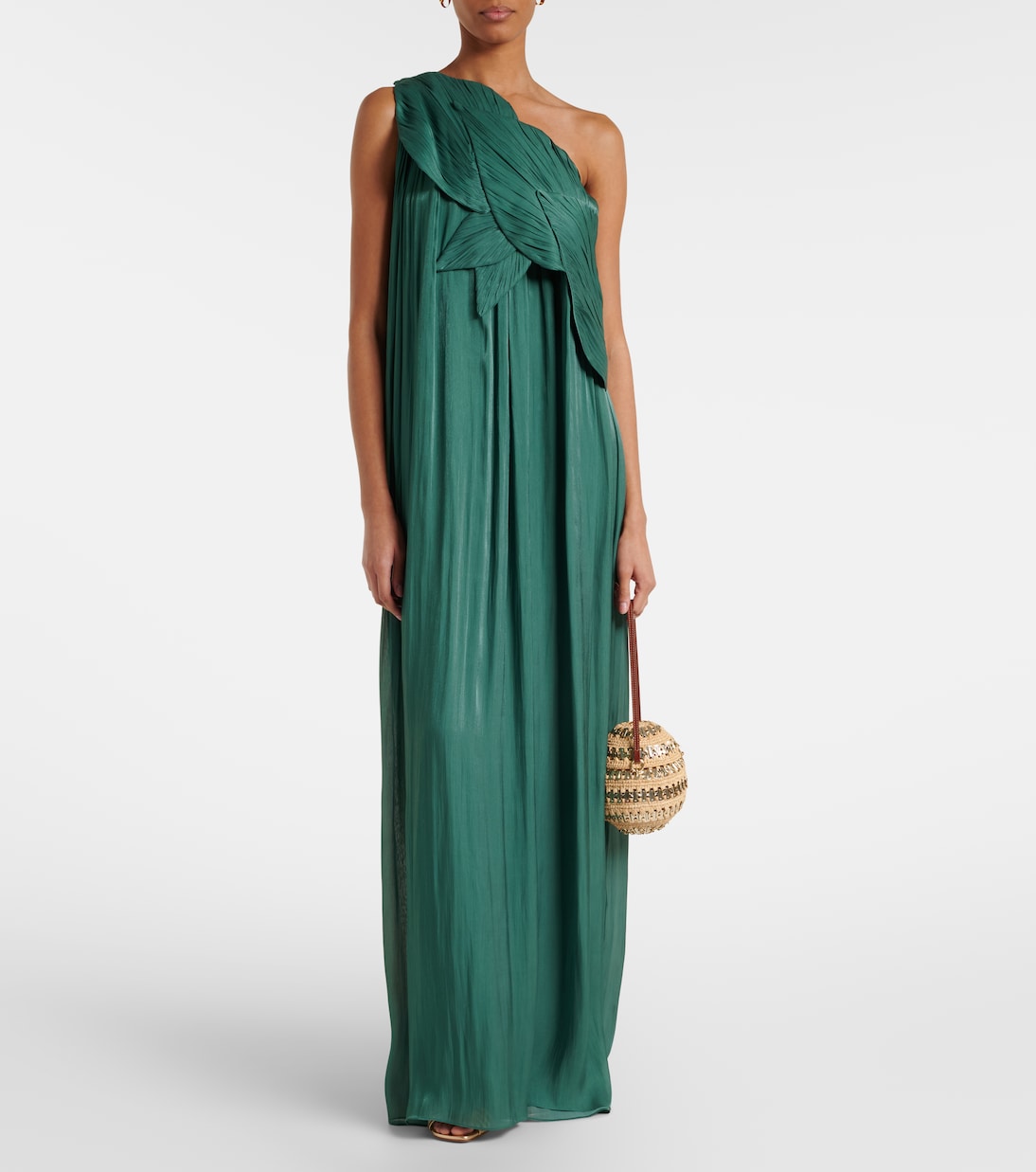 One-Shoulder-Robe Amabel | Costarellos