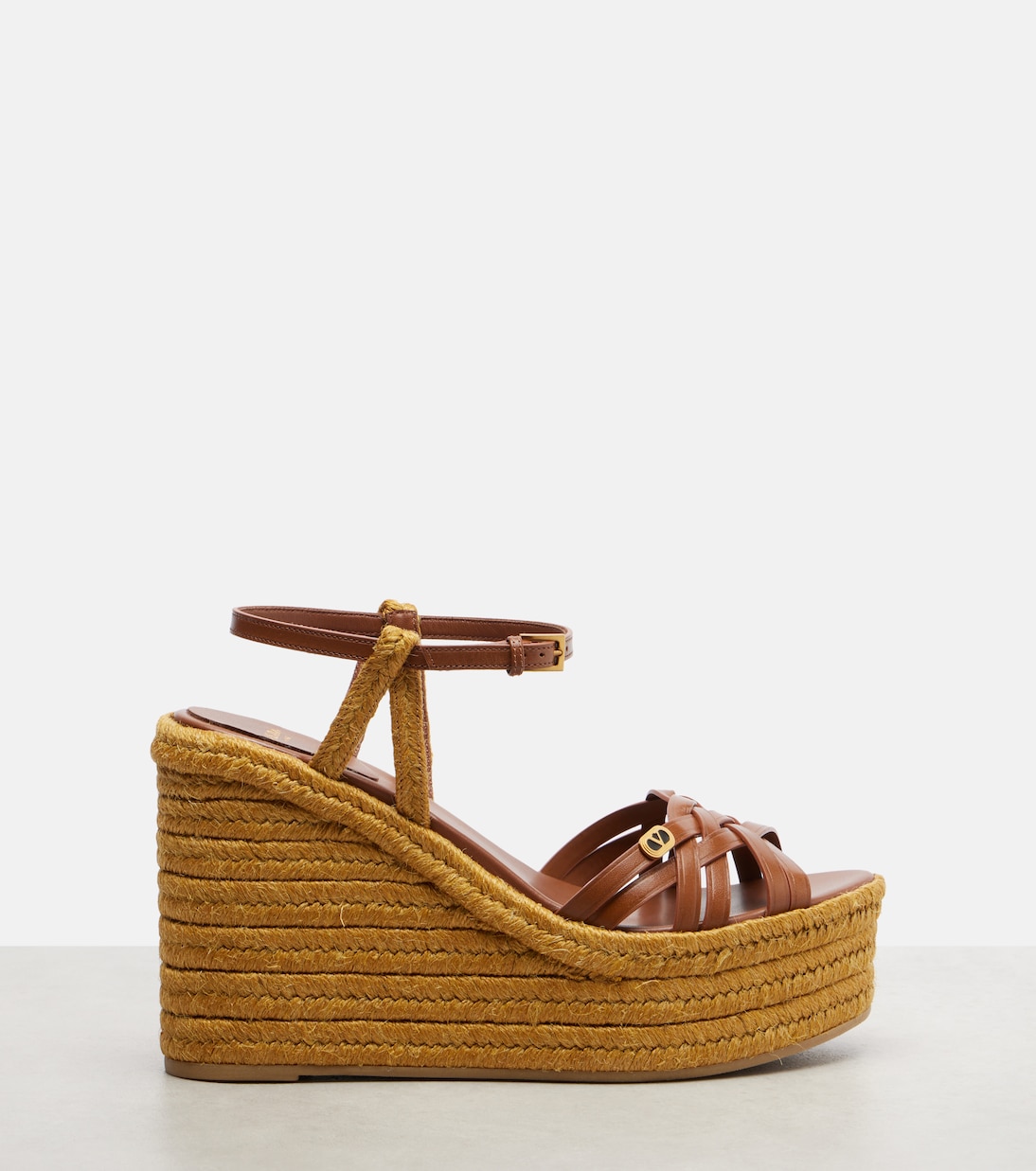 Espadrille-Sandalen Bribri 120 aus Raffiabast | Valentino Garavani