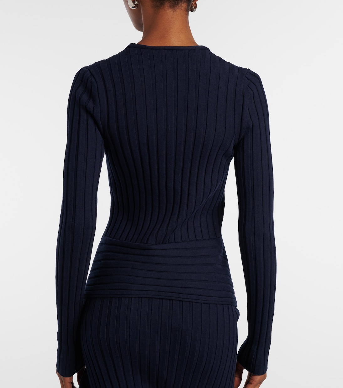 Ribbed-knit cotton sweater | Stella McCartney