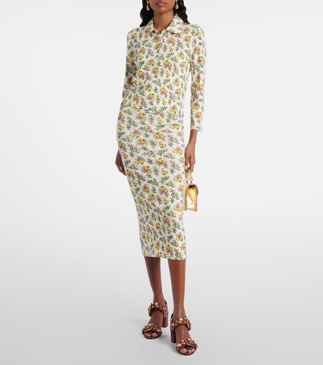 Verzierte Sandalen Keira aus Leder | Dolce&Gabbana