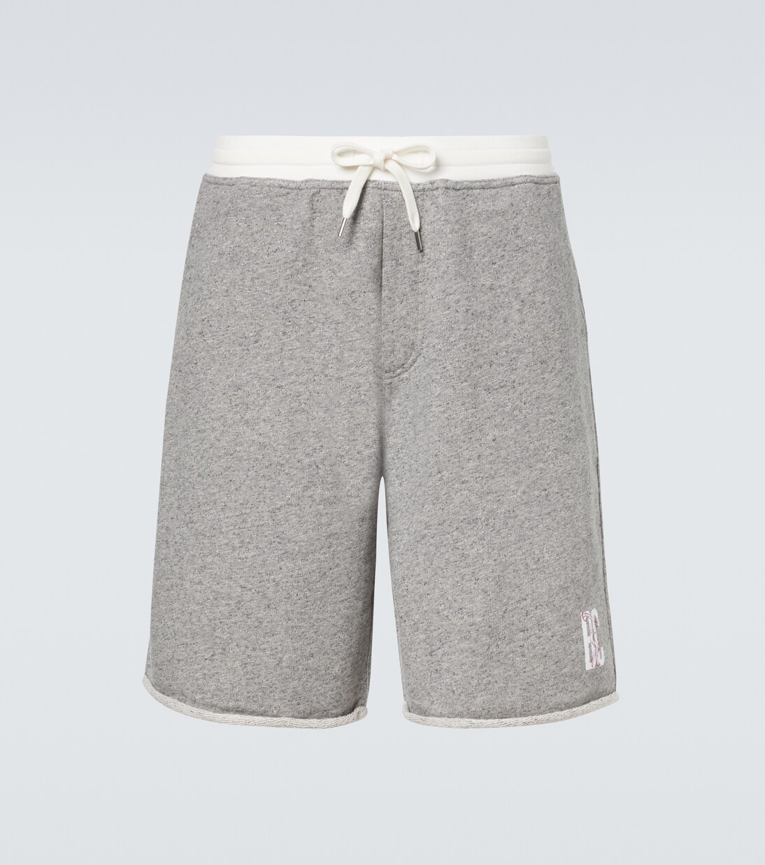 Cotton and linen jersey shorts | Brunello Cucinelli