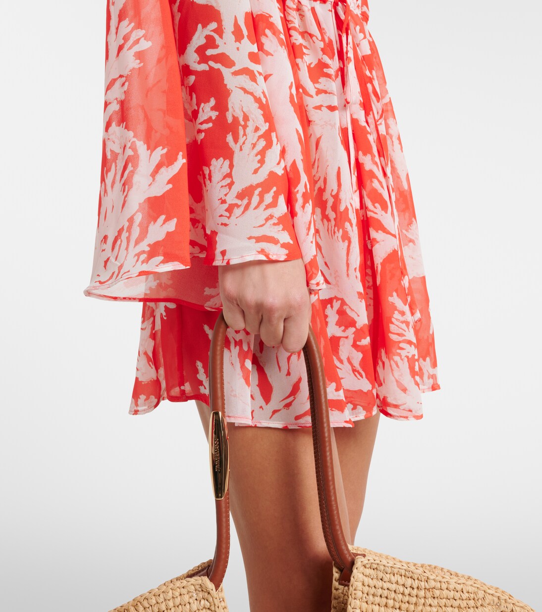 Chloe floral georgette kaftan | Alexandra Miro