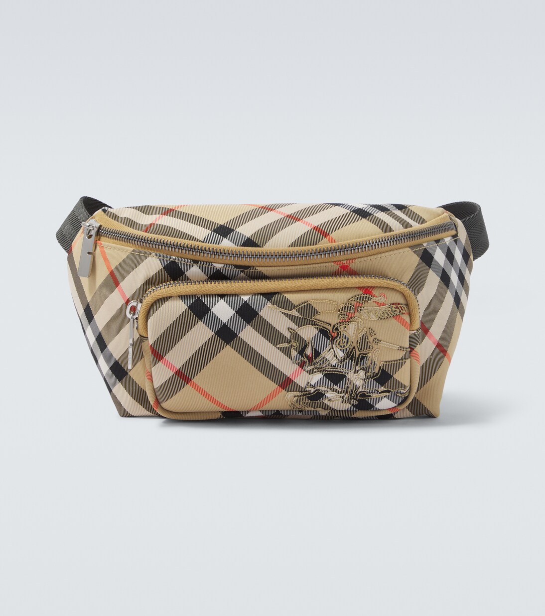 Burberry Check embroidered belt bag | Burberry